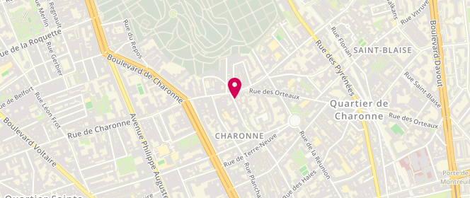 Plan de BOUTILLON Antoine, 3 Rue Monte Cristo, 75020 Paris