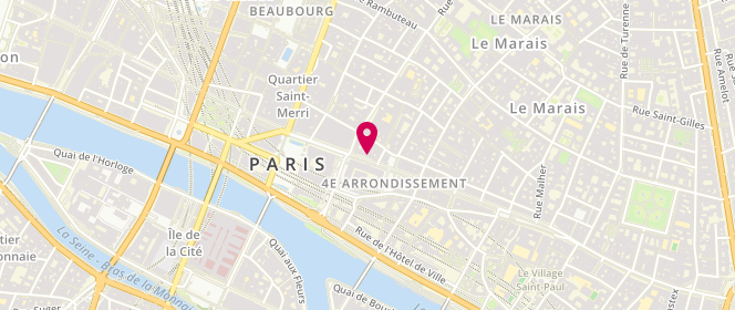Plan de SANTINI Arlette, 48 Rue de Rivoli, 75004 Paris