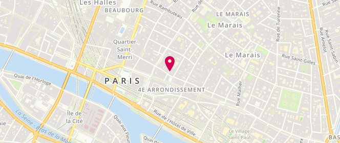 Plan de PRISSE Véronique, 2 Rue de Moussy, 75004 Paris