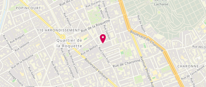 Plan de CORCOS Serge, 8 Rue de la Folie Regnault, 75011 Paris