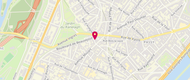 Plan de BEGHI Pascal, 4 Rue Largillière, 75016 Paris