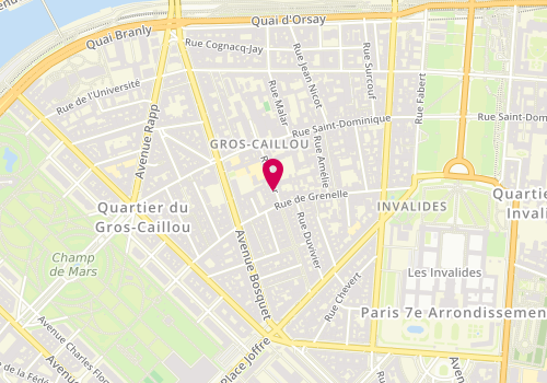 Plan de GAMON Hubert, 20 Rue Cler, 75007 Paris