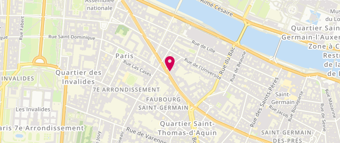 Plan de REBA Abdelhamid, 252 Boulevard Saint Germain, 75007 Paris