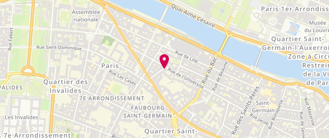 Plan de DEGOIS Gilles, 1 Rue de Villersexel, 75007 Paris