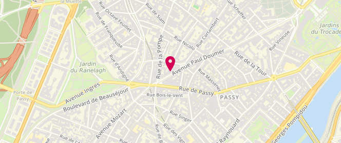 Plan de BENZAKEN Annie, 90 Avenue Paul Doumer, 75116 Paris