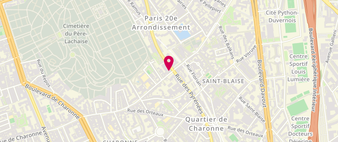 Plan de ALPERIN Serge, 97 Rue de Bagnolet, 75020 Paris