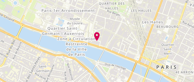 Plan de MOTAVASSELI Damien, 13 Rue des Prêtres Saint G l'Auxerrois, 75001 Paris