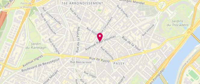 Plan de CHOUKROUN René, 73 Avenue Paul Doumer, 75116 Paris