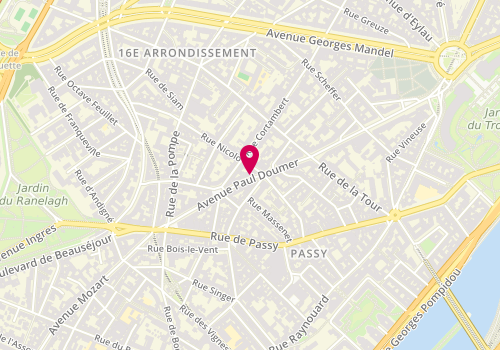 Plan de WAJNAPEL Gérald, 74 Avenue Paul Doumer, 75116 Paris