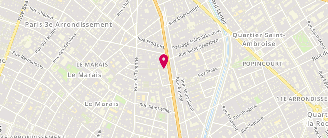 Plan de COHEN-HAYOUN Eléonore, 1 Rue Saint Claude, 75003 Paris
