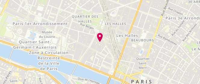 Plan de BILLOT Dominique, 36 Rue des Bourdonnais, 75001 Paris