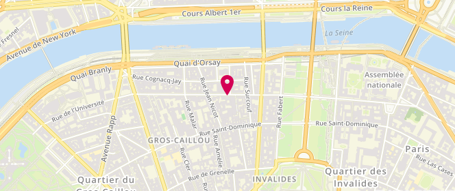 Plan de GAVRILOV Jean Christophe, 131 Rue de l'Universite, 75007 Paris