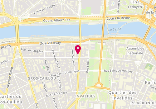 Plan de KNIPPER Patrick, 16 Boulevard de la Tour Maubourg, 75007 Paris