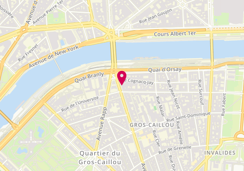 Plan de PARASKEVAS Antoine, 5 Avenue Bosquet, 75007 Paris