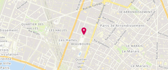 Plan de BESNAINOU André, 50 Rue Rambuteau, 75003 Paris