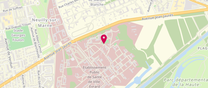 Plan de ROUX Nathalie, 202 Avenue Jean Jaures, 93330 Neuilly-sur-Marne
