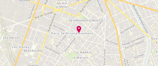 Plan de MATTEOLI Bertrand, 78 Rue des Archives, 75003 Paris