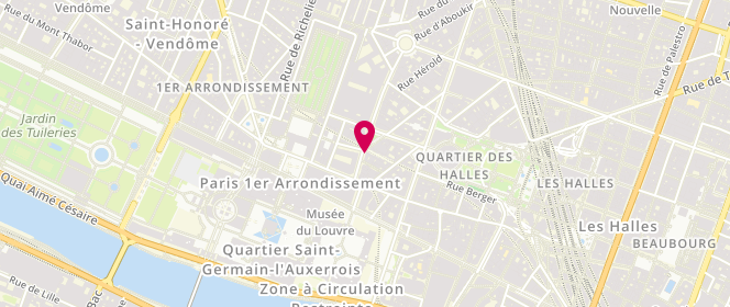 Plan de PUECH Michel, 12 Rue Croix des Petits Champs, 75001 Paris