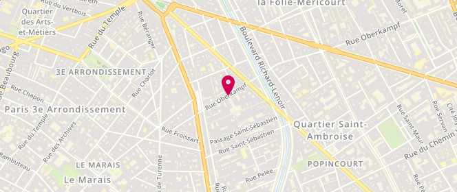 Plan de GAILIS Janis, 14 Bis Rue Oberkampf, 75011 Paris