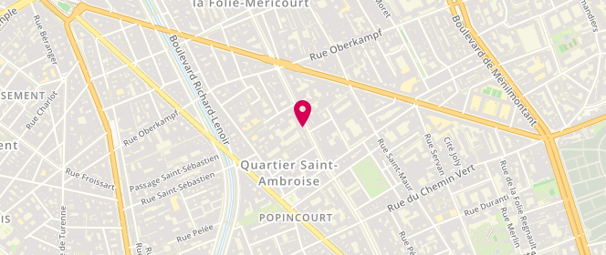 Plan de SUIRE Laurent, 51 Avenue Parmentier, 75011 Paris