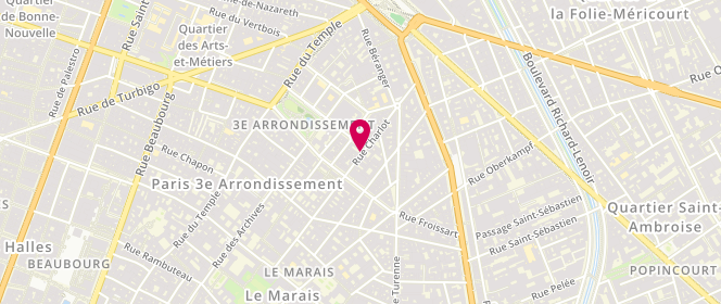 Plan de WAYNBERG Jacques, 57 Rue Charlot, 75003 Paris