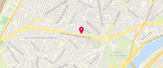 Plan de PERES Alexandre, 26 Avenue Georges Mandel, 75016 Paris