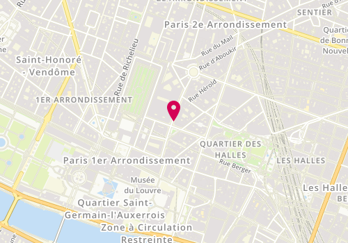 Plan de BEAULIEU D'IVERNOIS DIANE, 20 Rue Croix des Petits Champs, 75001 Paris