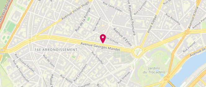 Plan de GRISLAIN Neil, 32 Avenue Georges Mandel, 75116 Paris
