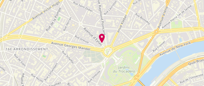 Plan de ARNAL Christophe, 4 Avenue d'Eylau, 75116 Paris