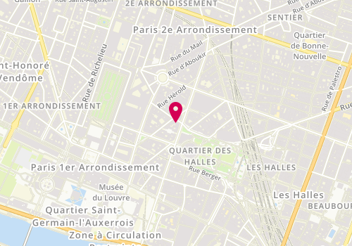 Plan de BERTRAN Ségolène, 25 Rue Coquillière, 75001 Paris