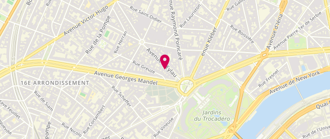 Plan de ALVO Rémi, 11 Avenue d'Eylau, 75116 Paris