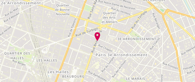 Plan de LIOTIER Jean-Yves, 78 Rue Beaubourg, 75003 Paris