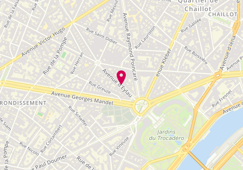 Plan de DUMAS Laurent, 12 Avenue d'Eylau, 75116 Paris