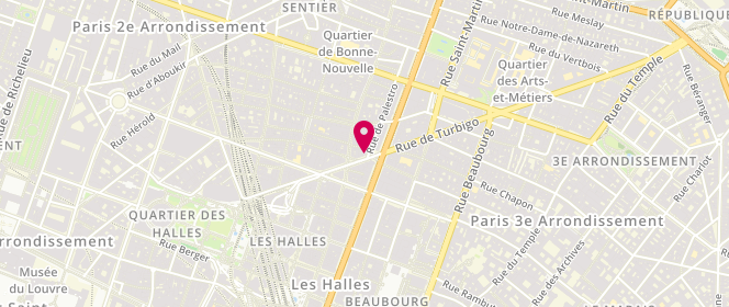 Plan de CAMBOURIS Solange, 29 Rue de Turbigo, 75002 Paris