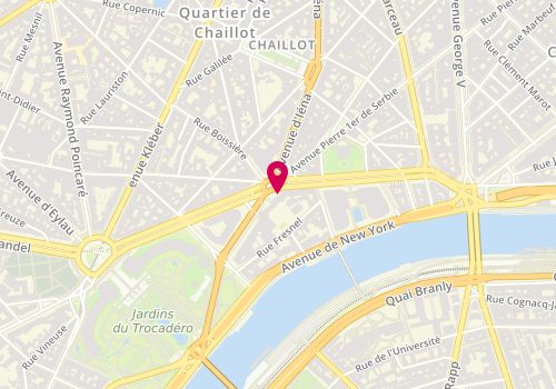 Plan de JACOB Denis, 3 Place d'Iena, 75016 Paris