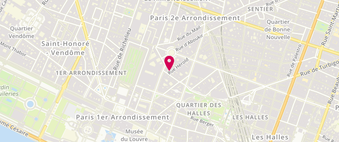 Plan de SENEZ Aude, 1 Rue Hérold, 75001 Paris