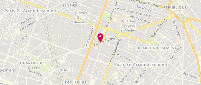Plan de KELLER Jérémy, 36 Rue de Turbigo, 75003 Paris