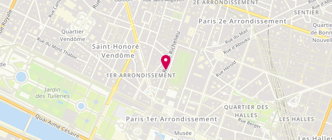 Plan de PIERRE-KAHN Vincent, 24 Rue de Richelieu, 75001 Paris