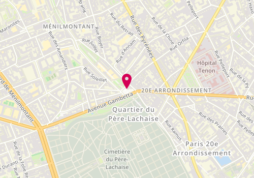 Plan de CADET Christian, 4 Place Martin Nadaud, 75020 Paris