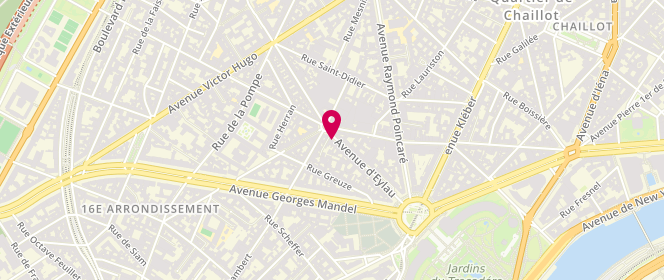 Plan de Bekov Khamzat, 35 Avenue d'Eylau, 75116 Paris
