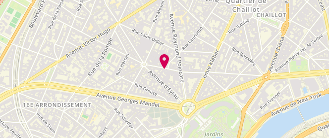 Plan de BAUER-VINASSAC Dominique, 75 Rue de Longchamp, 75116 Paris