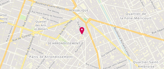 Plan de DE KERVASDOUE Anne, 5 Bis Rue Béranger, 75003 Paris