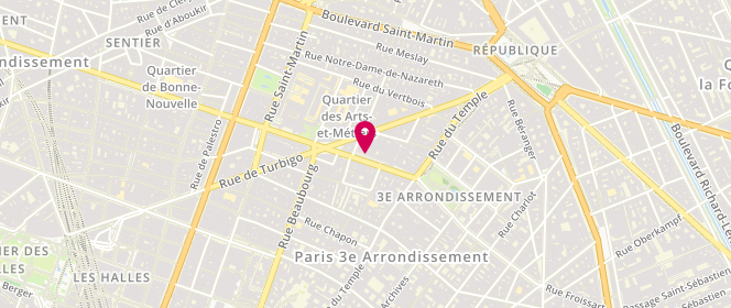Plan de FAURE Christophe, 34 Rue Réaumur, 75003 Paris