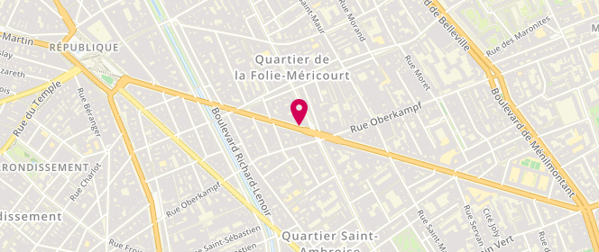Plan de GUILLAUME Wayne, 39 Avenue de la Republique, 75011 Paris