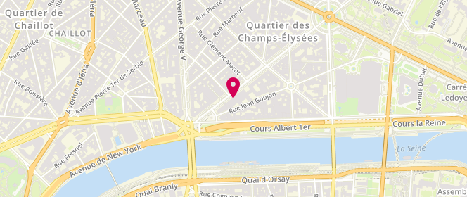 Plan de RICHARD Jean Luc, 12 Avenue Montaigne, 75008 Paris