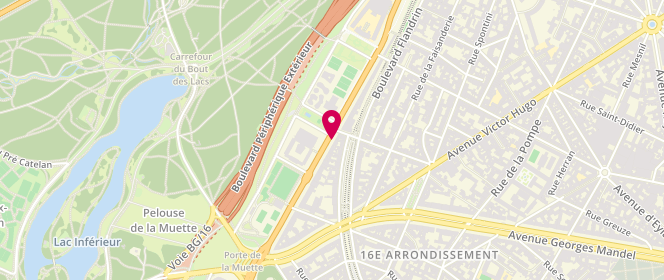 Plan de BARBET Marie-Line, 41 Boulevard Lannes, 75116 Paris