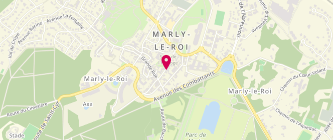 Plan de MARCILLAUD DE GOURSAC Frank, 18 Rue Mansart, 78160 Marly-le-Roi