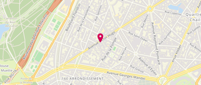 Plan de HABABOU Arnaud, 161 Avenue Victor Hugo, 75116 Paris