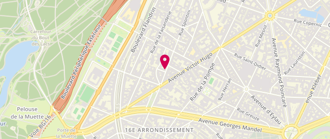 Plan de MARCHAC Alexandre, 68 Bis Rue Spontini, 75116 Paris