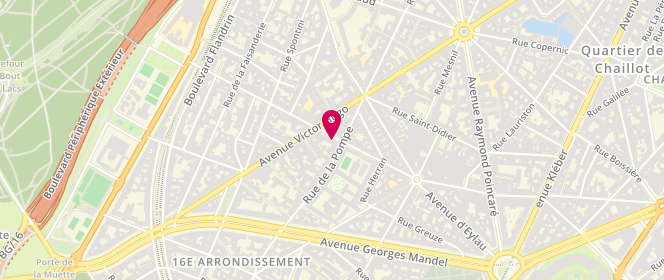 Plan de ATTIGNAC Pierre, 107 Rue de Longchamp, 75116 Paris